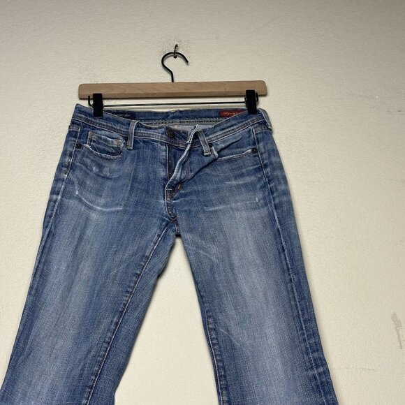 VTG Citizens of Humanity Denim Jean Pant Women 27 Y2K Indie Flared Western Boot - Picture 9 of 16